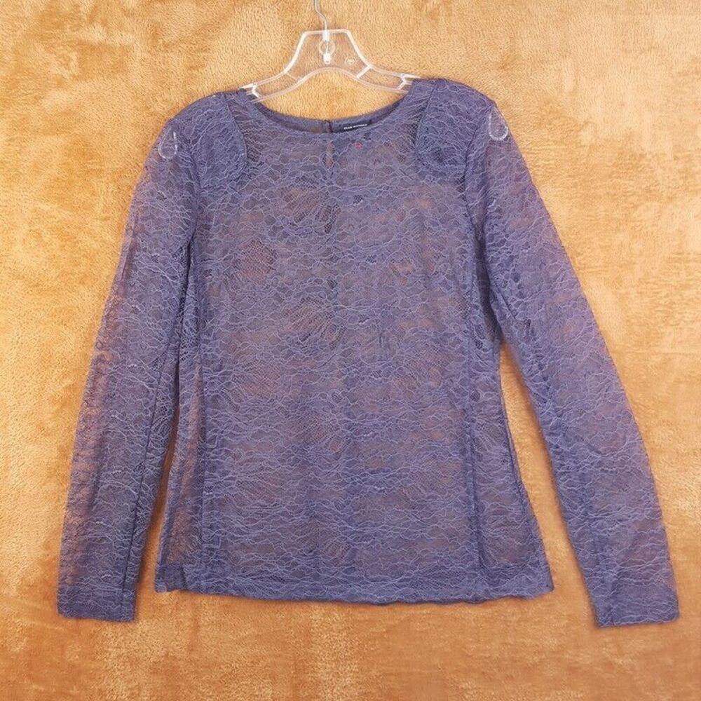 Club Monaco Purple Lace Blouse